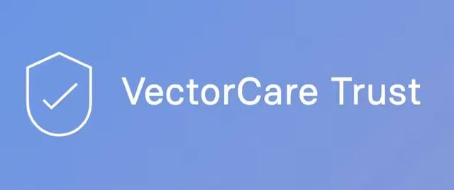 VectorCare Trust credentialing interface showing verified vendor profiles and compliance status